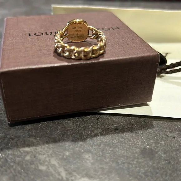 ✨ Louis Vuitton ID Chain Ring - Picture 3 of 10